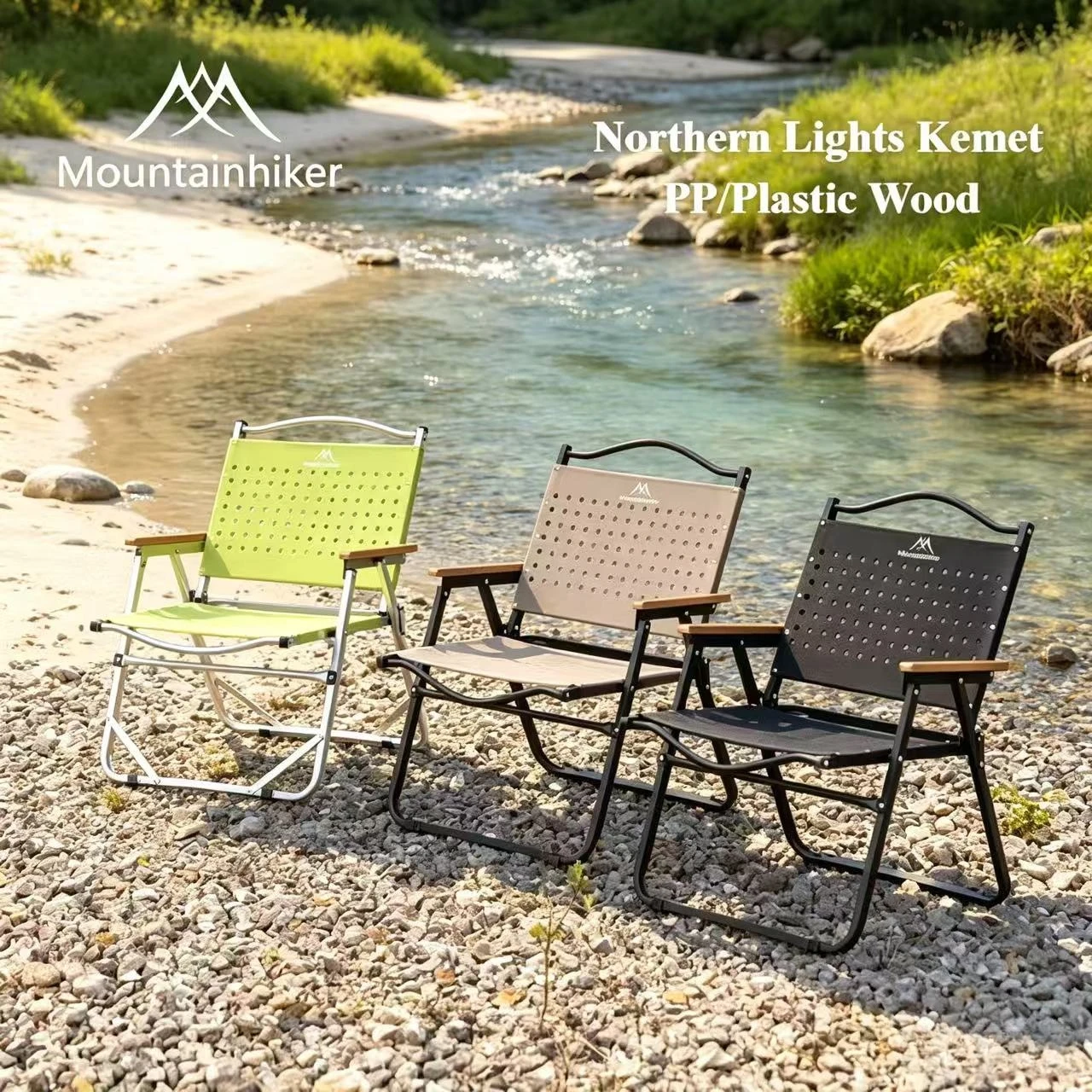 Outdoor Sport Chairs - MOUNTAINHIKER Camping Chair Portable Folding Kermit