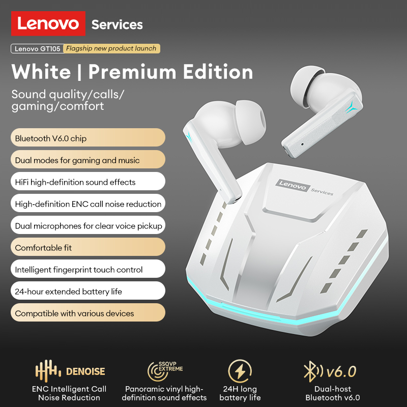 Outdoor Sport Doo - Lenovo GT105 Fones De Ouvido De