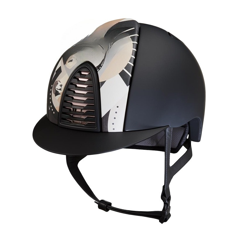Equestrian Helmet - Matte Equestrian Helmet (Grey Pegasus) 8101305