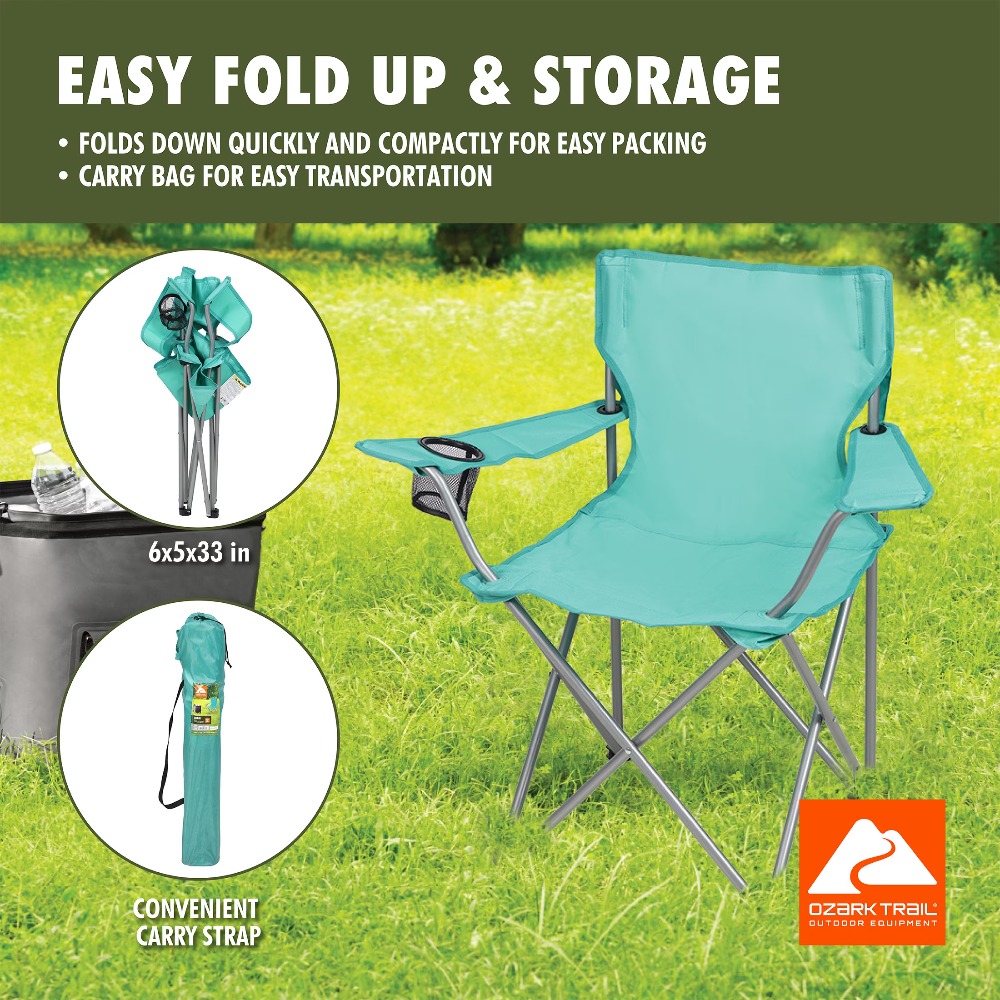 Foldable Quad Camping Chair wi - Outdoor Sport Chairs 评论和价格