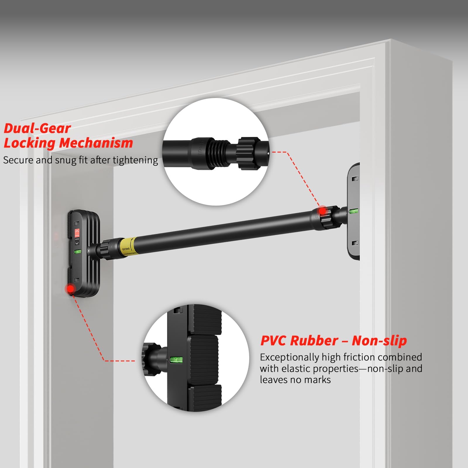 Doorway Pull Up Bar No Screws  - Gymnastic Bar Home 评论和价格