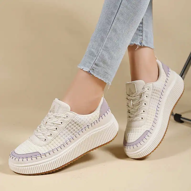 Brown Shoes Woman Flats Autumn - Outdoor Sport Climbing Uk 评论和价格