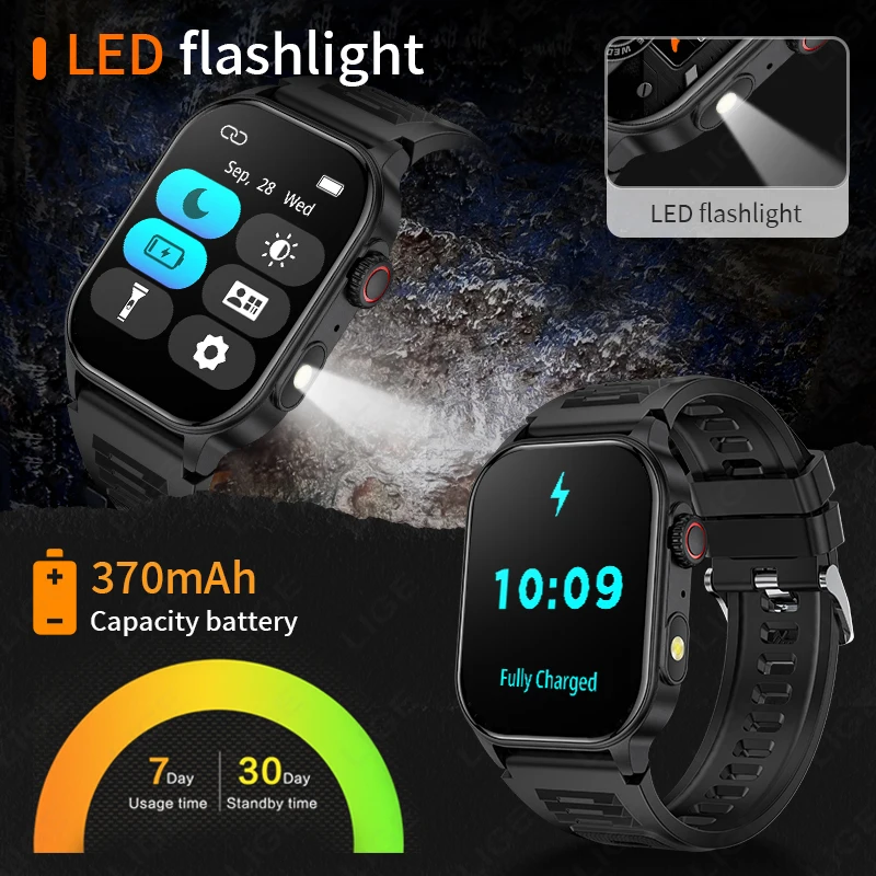 LIGE 2026 Outdoor Smart Watch  - Outdoor Sport Day 评论和价格