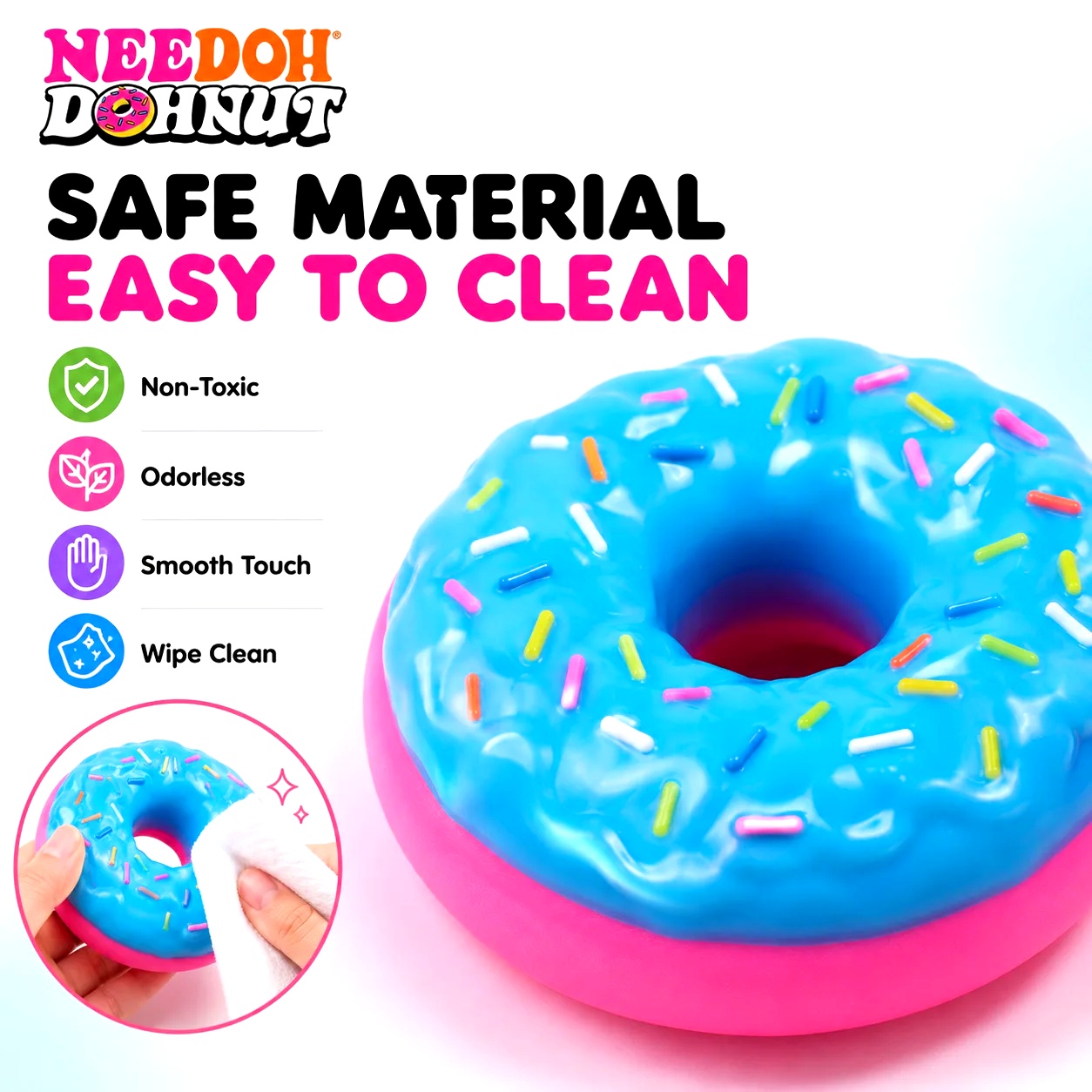 NEW NeeDoh Donut Pinch Music M - Outdoor Sports Accessories 评论和价格