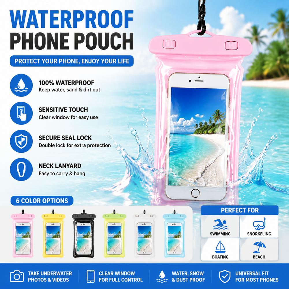 Clear Waterproof Phone Case Dr - Outdoor Sports Accessories 评论和价格