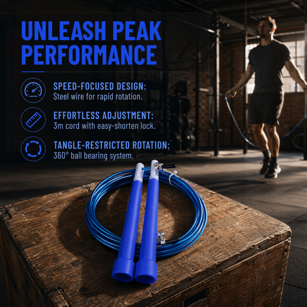 Durable Steel Wire Jump Rope T - Speed Skipping Rope 评论和价格