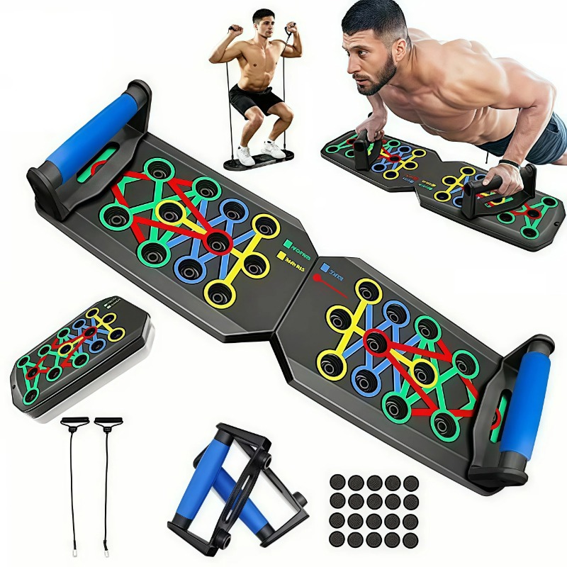 Foldable Push Up Board with Re - Gymnastic Bar Home 评论和价格